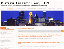 Tablet Screenshot of butlerlibertylaw.com